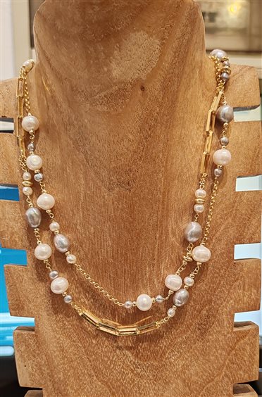Collar Koliè 925 Mujer MARSIA in Plata Perla CL MARSIA 09-90 - CL MARSIA 09-90